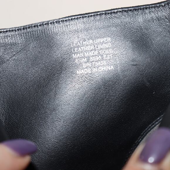 Tory Burch Black Suede Wedge Boots 6.5M – New w/ Dust Bag - Picture 6 of 6